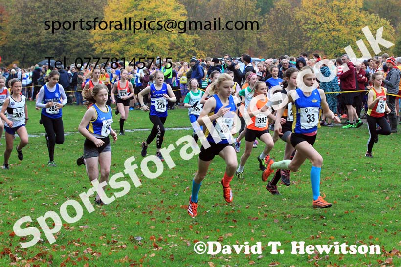 Girls under-13s, Start Fitness NEHL, Lambton Castle, Durham.  Photo: David T. Hewitson/Sports for All Pics